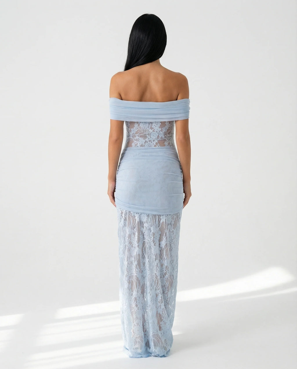 Women's Lace Evening Maxi Dress