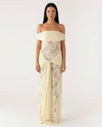 Women's Lace Evening Maxi Dress