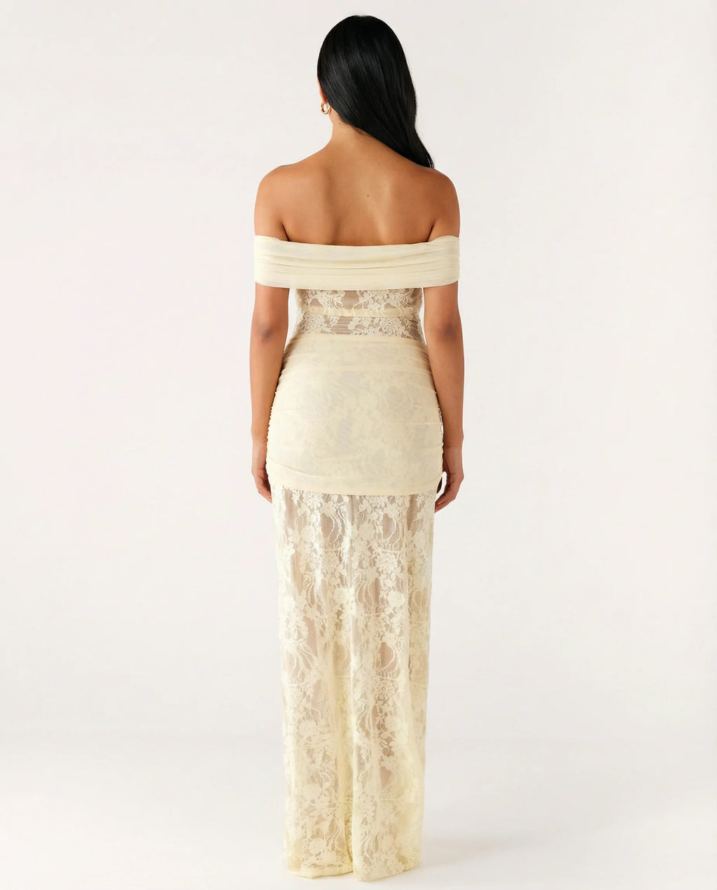 Women's Lace Evening Maxi Dress