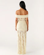 Women's Lace Evening Maxi Dress