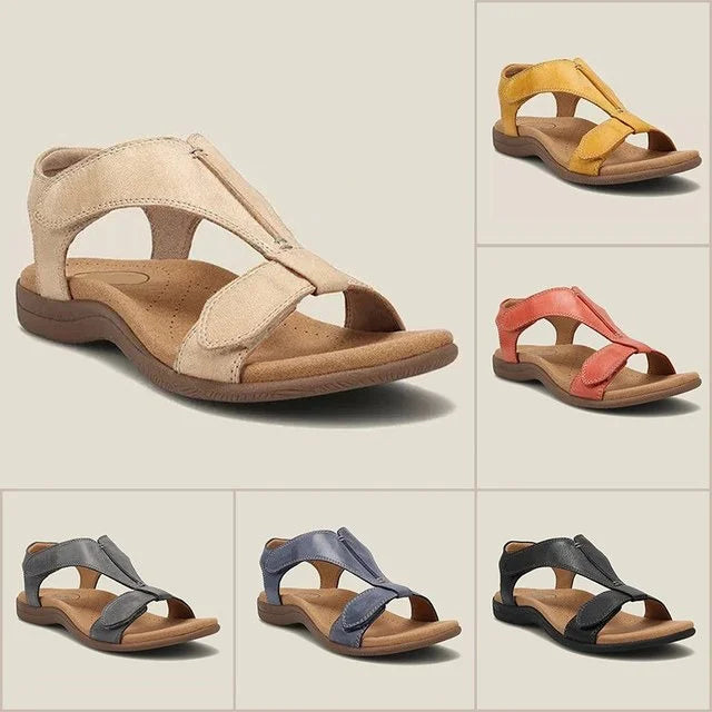Women's Leather Orthopaedic Arch Support Sandals