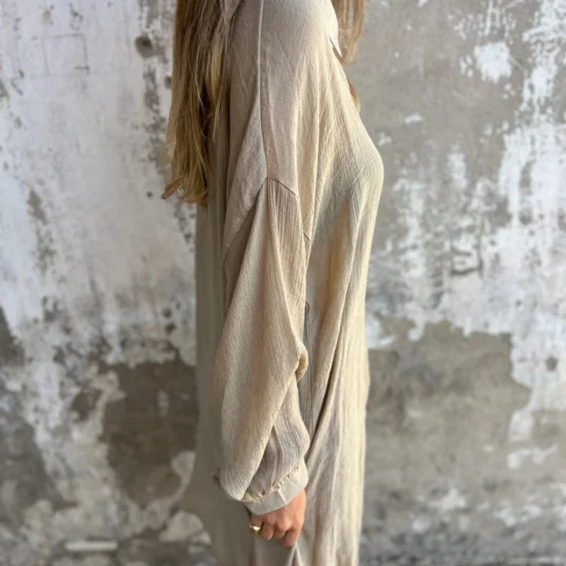 Women's Linen-Look Shirt & Shorts Set