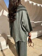 Women's Linen Two-Piece Set