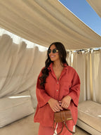 Women's Linen Two-Piece Set