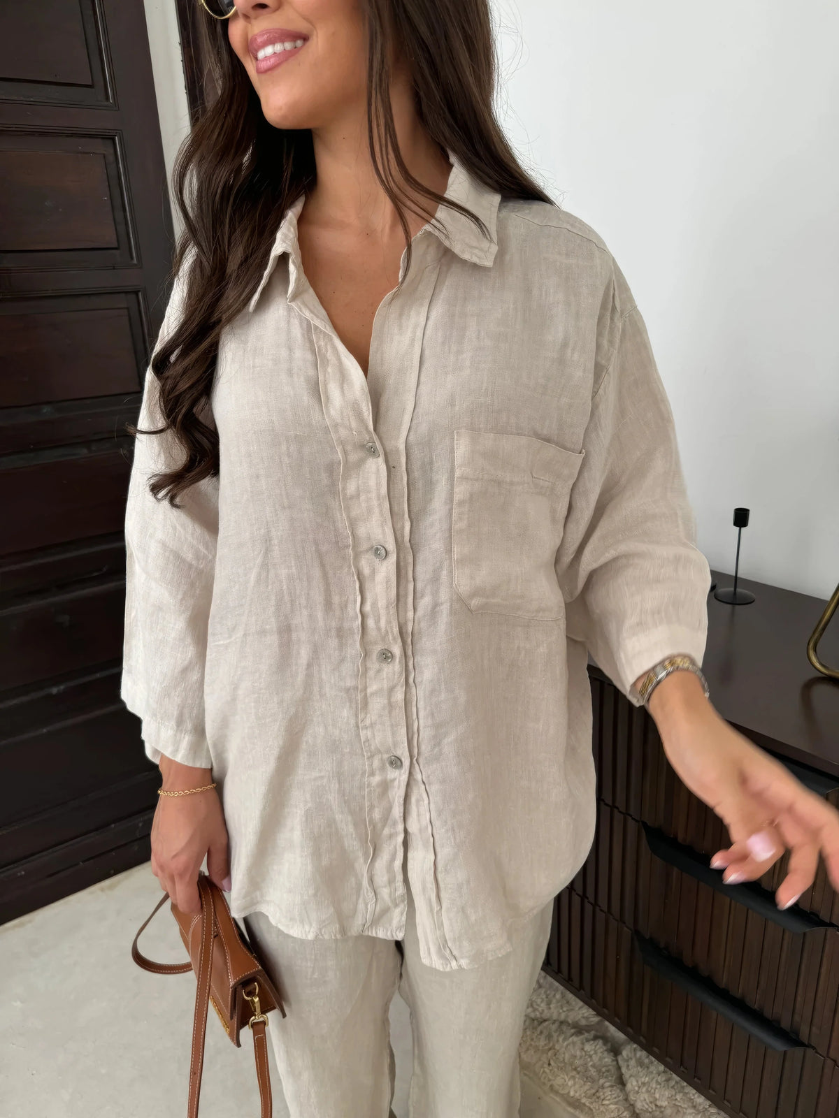 Women's Linen Two-Piece Set