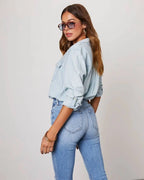 Women's Long Sleeve Denim Shirt