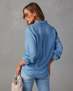 Women's Long Sleeve Denim Shirt