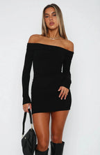 Women's Off-Shoulder Mini Dress