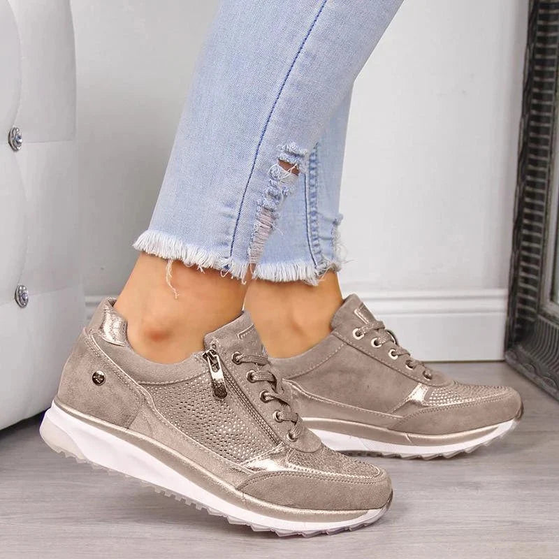 Women's Orthopaedic Zip Sneakers