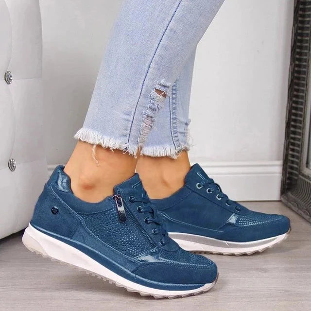 Women's Orthopaedic Zip Sneakers