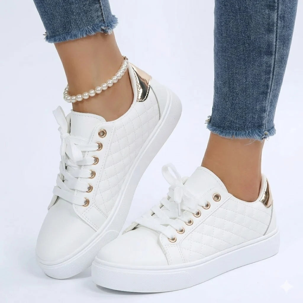 Women's Quilted Casual Sneakers