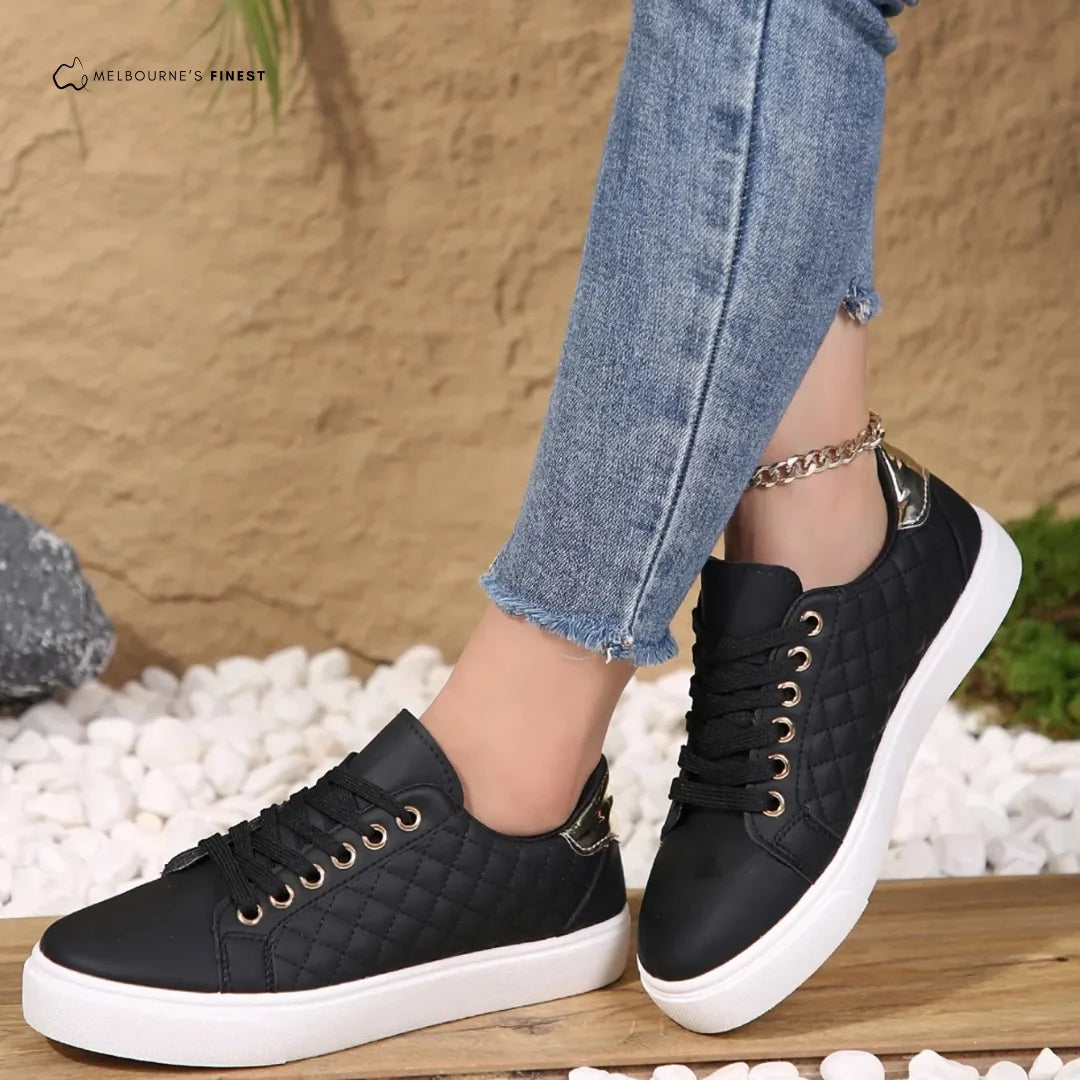 Women's Quilted Casual Sneakers