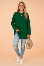 Women's Relaxed Long Sleeve Tunic Top