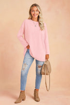 Women's Relaxed Long Sleeve Tunic Top