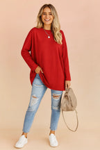 Women's Relaxed Long Sleeve Tunic Top