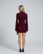 Women's Ribbed Knit Mini Dress