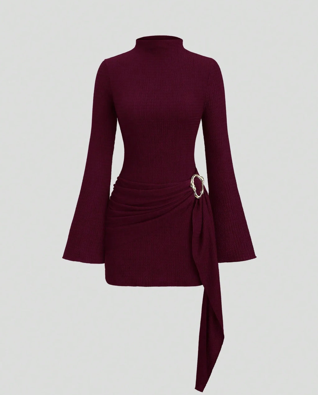Women's Ribbed Knit Mini Dress