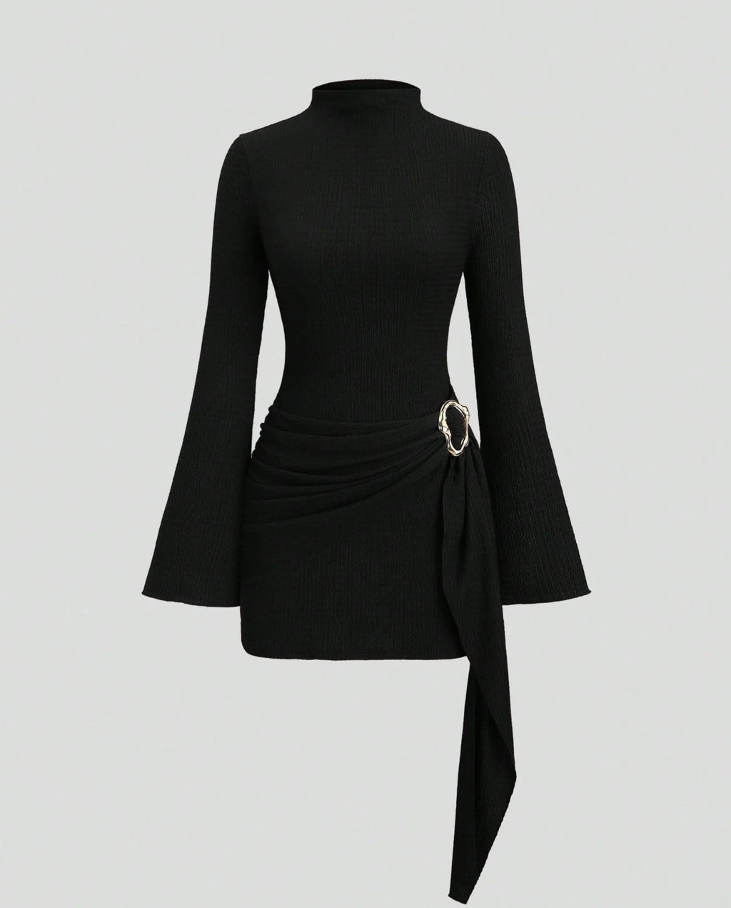 Women's Ribbed Knit Mini Dress