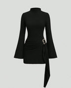 Women's Ribbed Knit Mini Dress