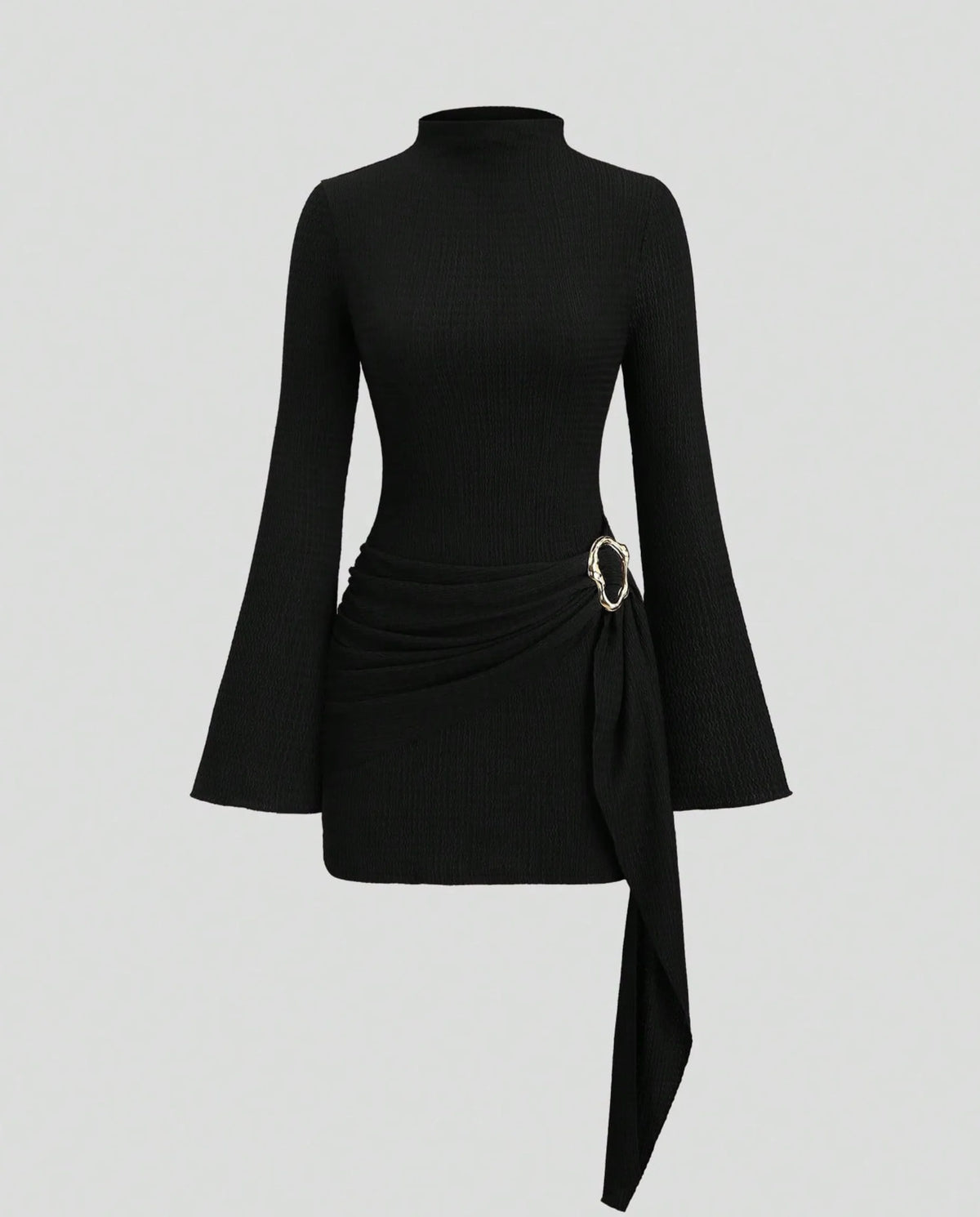 Women's Ribbed Knit Mini Dress