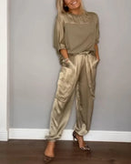 Women's Satin Lounge Set