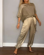 Women's Satin Lounge Set