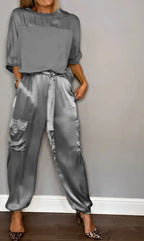 Women's Satin Lounge Set