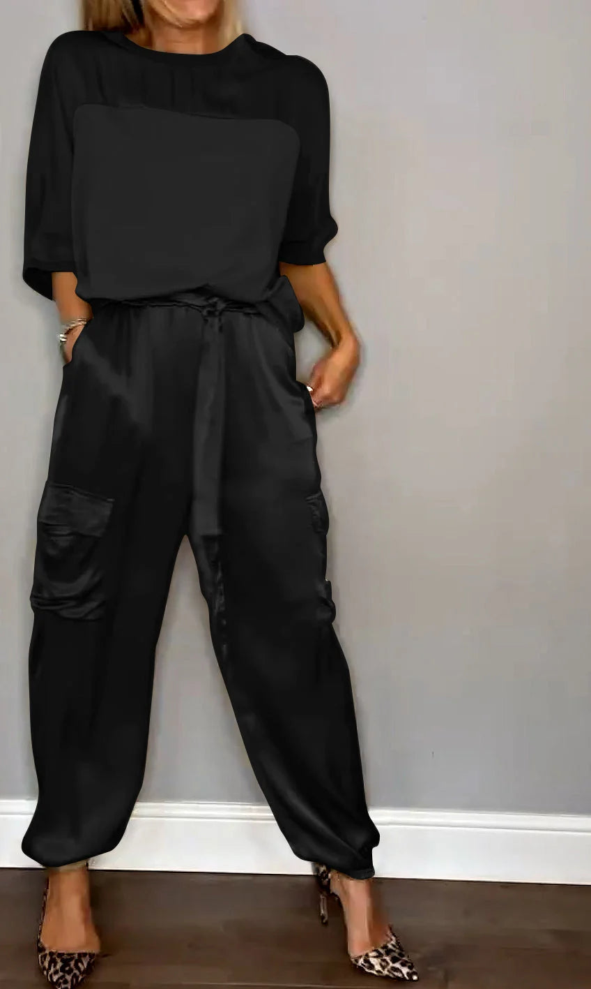 Women's Satin Lounge Set