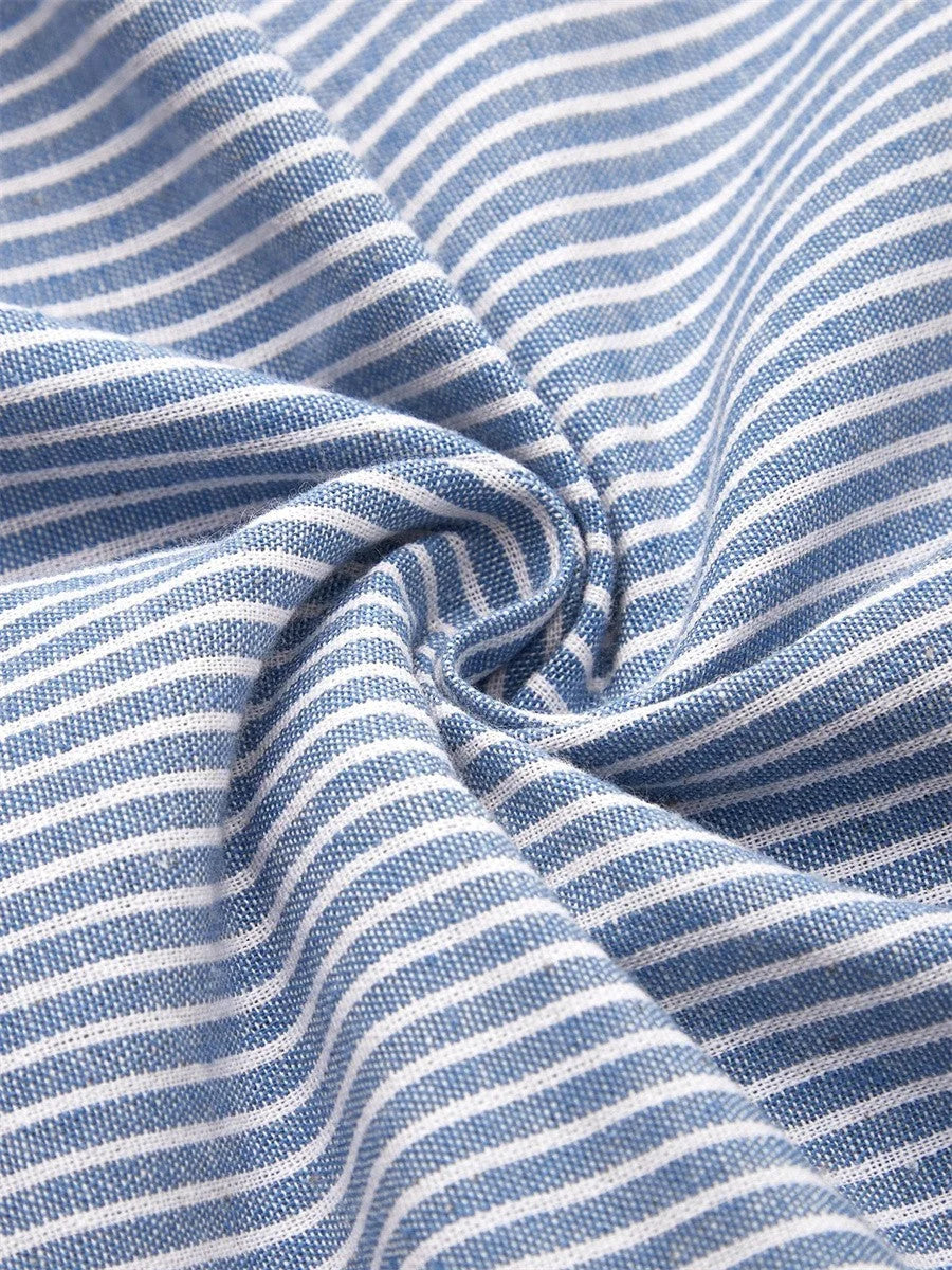 Women's Striped Midi Dress
