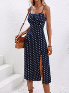 Women's Summer Floral Print Midi Dress