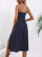 Women's Summer Floral Print Midi Dress
