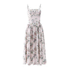 Women's Summer Floral Print Midi Dress