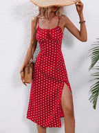 Women's Summer Floral Print Midi Dress