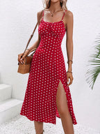 Women's Summer Floral Print Midi Dress