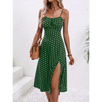 Women's Summer Floral Print Midi Dress