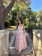 Women's Summer Floral Print Midi Dress