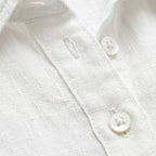 Women's Summer Linen Blend Button-Up Blouse