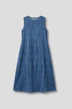 Women's Textured Sleeveless Midi Dress