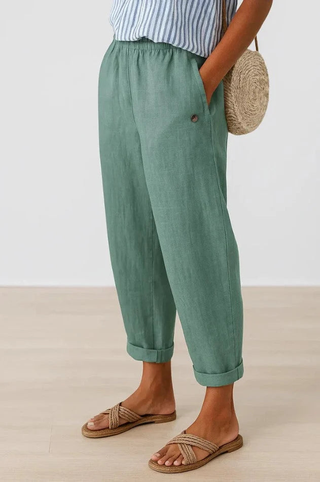 Women's Timeless Plain Everyday Trousers