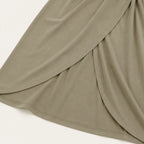 Women's Twist Front Wrap Midi Dress
