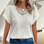 Women's Vintage Lace Detail Blouse
