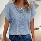 Women's Vintage Lace Detail Blouse